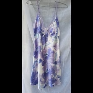 Lavender Satin Nightgown